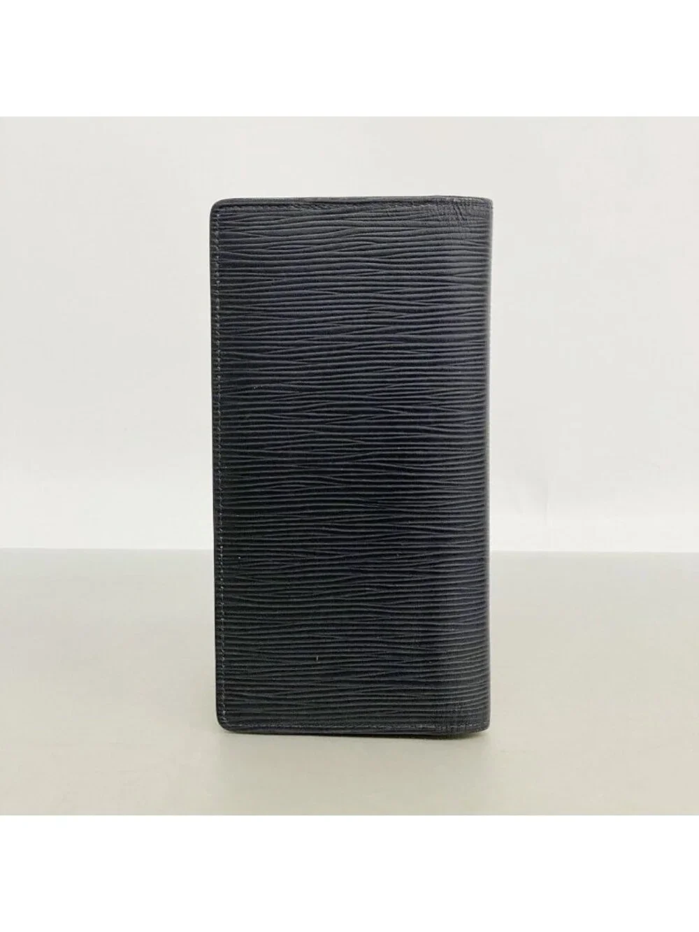Louis Vuitton Wallet Epi Damier Graphite Portefeuille Brazza NM Blue Marine